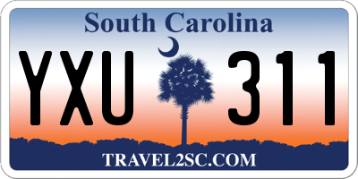 SC license plate YXU311