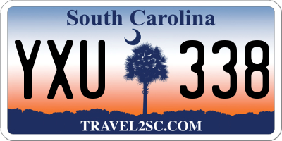SC license plate YXU338