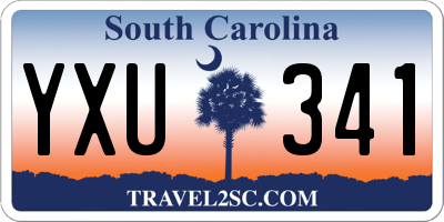 SC license plate YXU341
