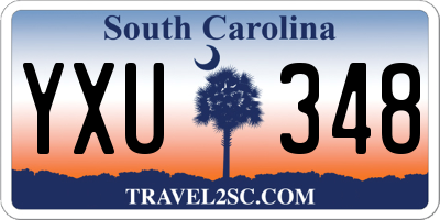 SC license plate YXU348