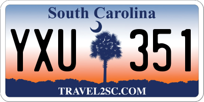 SC license plate YXU351