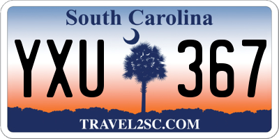 SC license plate YXU367