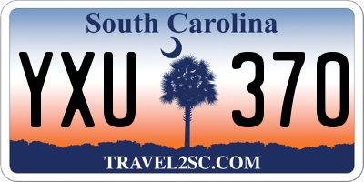 SC license plate YXU370
