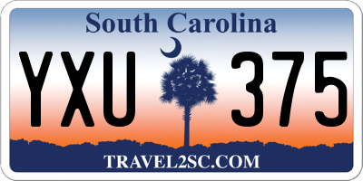 SC license plate YXU375