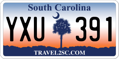 SC license plate YXU391