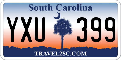 SC license plate YXU399