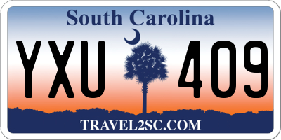 SC license plate YXU409