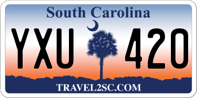 SC license plate YXU420