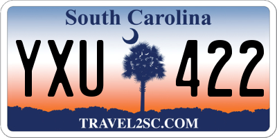 SC license plate YXU422