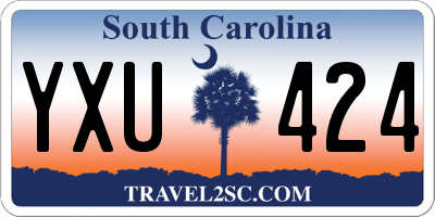 SC license plate YXU424