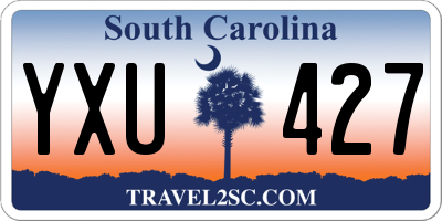 SC license plate YXU427