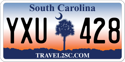 SC license plate YXU428