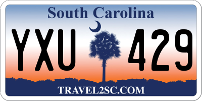 SC license plate YXU429
