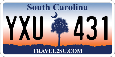 SC license plate YXU431