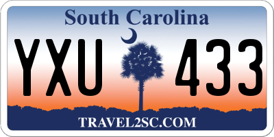 SC license plate YXU433