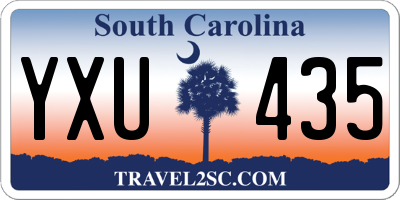 SC license plate YXU435