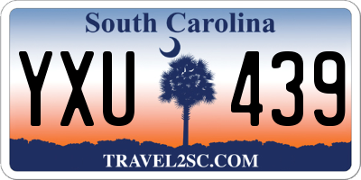 SC license plate YXU439