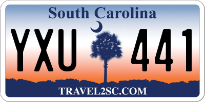 SC license plate YXU441