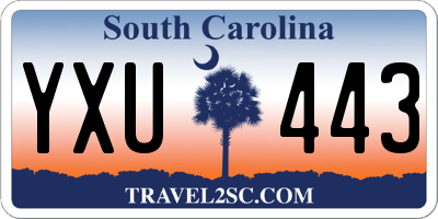SC license plate YXU443