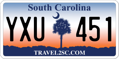 SC license plate YXU451
