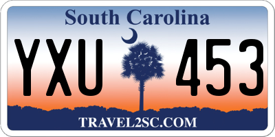 SC license plate YXU453