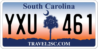 SC license plate YXU461