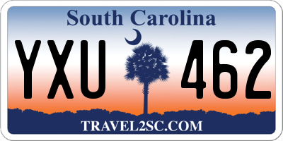 SC license plate YXU462