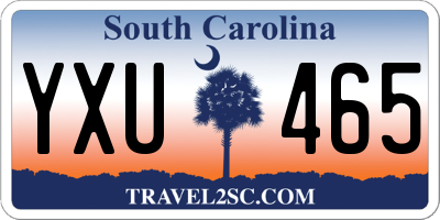 SC license plate YXU465