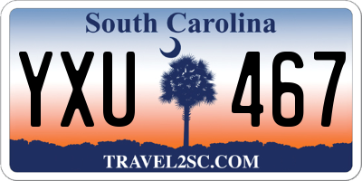 SC license plate YXU467