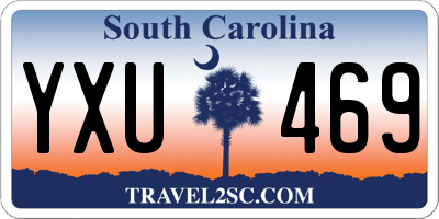 SC license plate YXU469