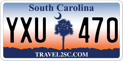 SC license plate YXU470
