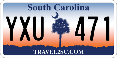 SC license plate YXU471