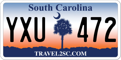SC license plate YXU472