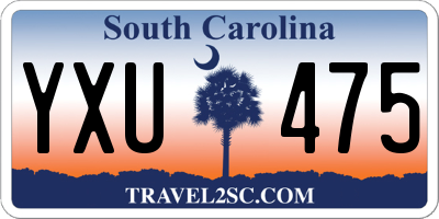 SC license plate YXU475
