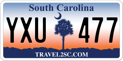 SC license plate YXU477