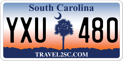 SC license plate YXU480