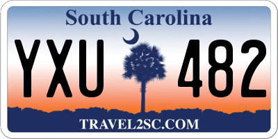 SC license plate YXU482