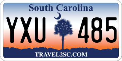 SC license plate YXU485
