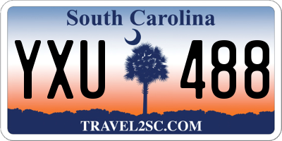 SC license plate YXU488