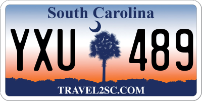 SC license plate YXU489