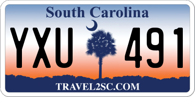 SC license plate YXU491