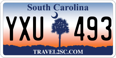 SC license plate YXU493