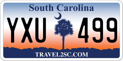 SC license plate YXU499