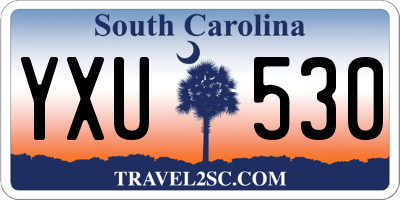 SC license plate YXU530
