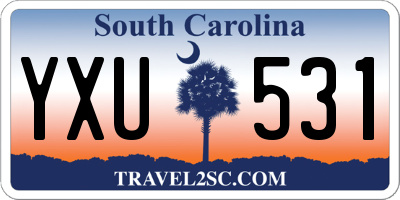 SC license plate YXU531