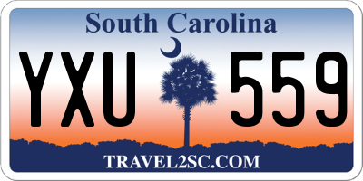 SC license plate YXU559