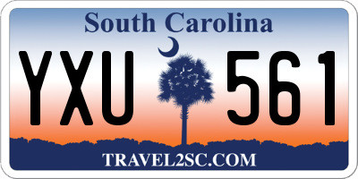 SC license plate YXU561