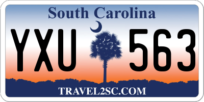 SC license plate YXU563
