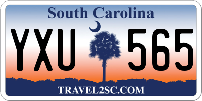 SC license plate YXU565
