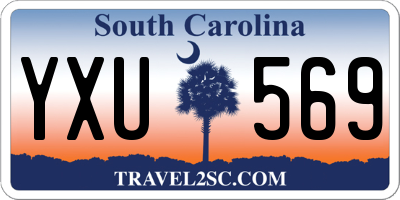 SC license plate YXU569